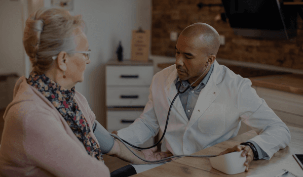 Doctor consulting patient
